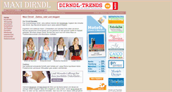 Desktop Screenshot of maxidirndl.de